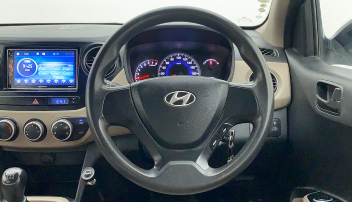 2015 Hyundai Grand i10 MAGNA 1.2 KAPPA VTVT, Petrol, Manual, 26,690 km, Steering Wheel Close Up