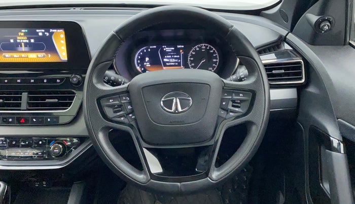 2022 Tata Safari XZA PLUS DARK EDITION, Diesel, Automatic, 27,886 km, Steering Wheel Close Up