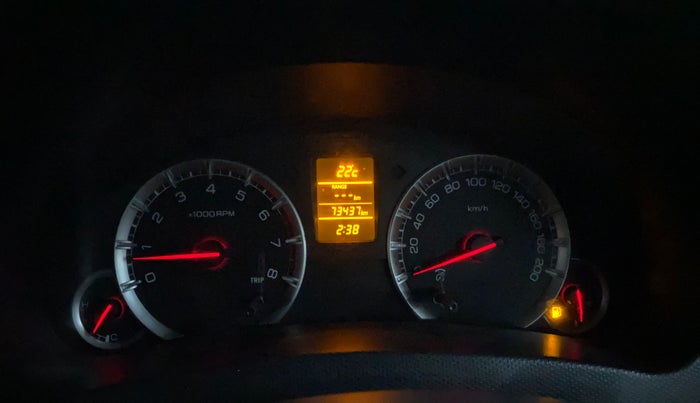 2016 Maruti Swift Dzire ZXI, Petrol, Manual, 73,424 km, Odometer Image