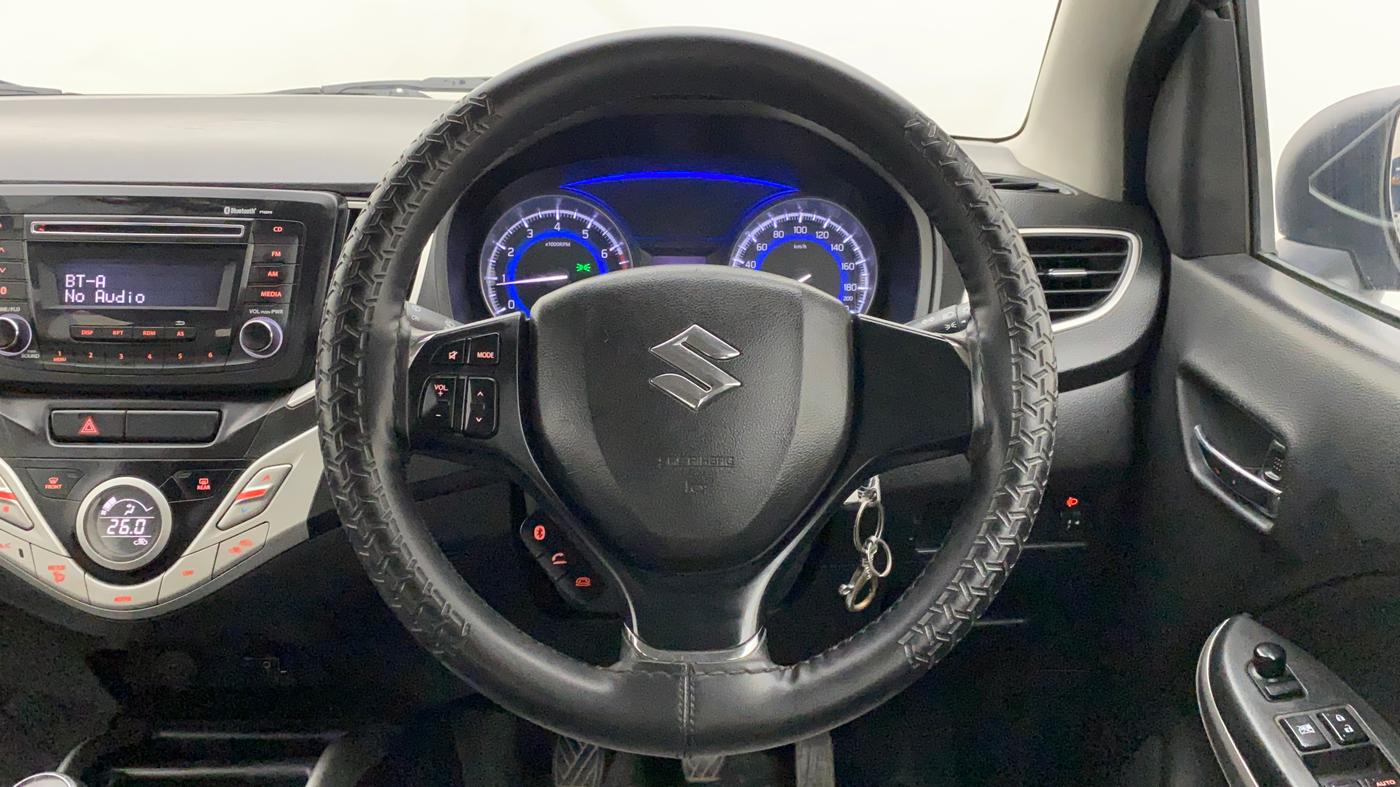 2017 Maruti Baleno DELTA PETROL 1.2, Petrol, Manual, 82,843 km, Steering Wheel Close Up