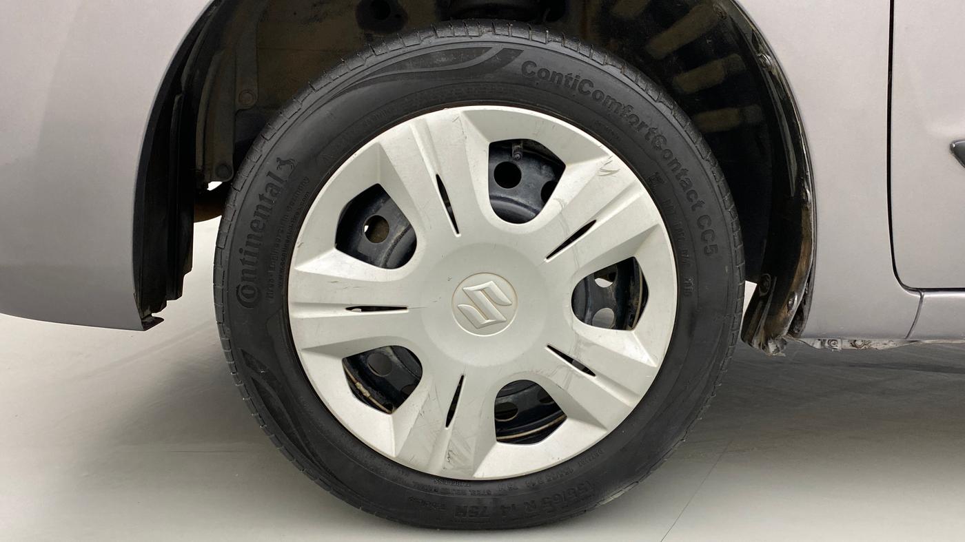 2015 Maruti Wagon R 1.0 VXI, Petrol, Manual, 73,736 km, Left Front Wheel