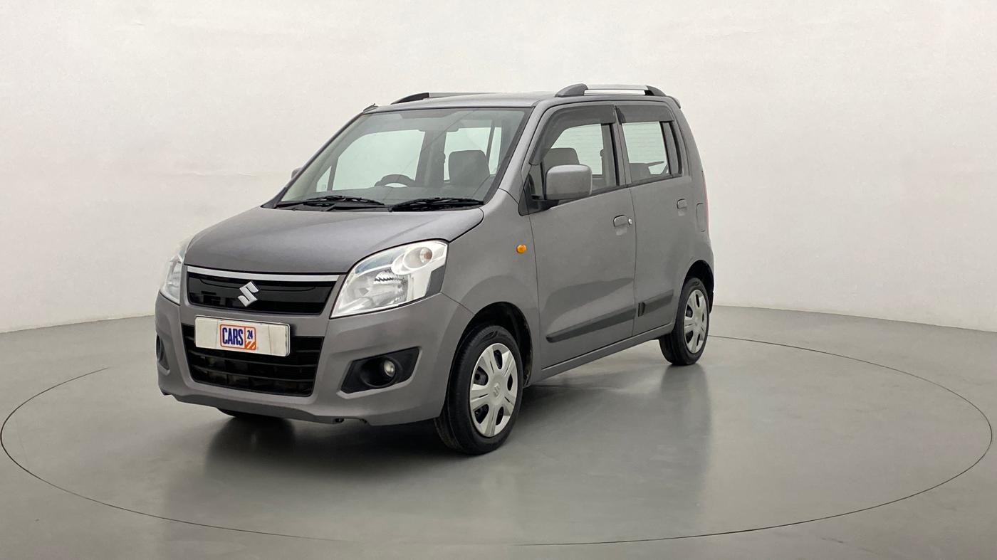 2015 Maruti Wagon R 1.0 VXI, Petrol, Manual, 73,736 km, Left Front Diagonal