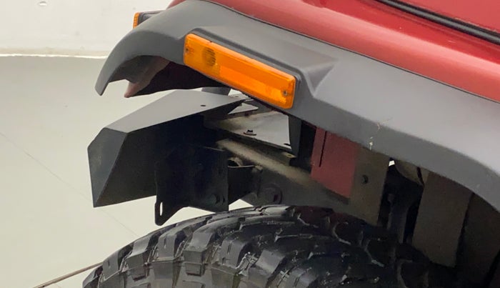 2017 Mahindra Thar CRDE 4X4 AC, Diesel, Manual, 55,583 km, Left fender - Cladding has minor damage