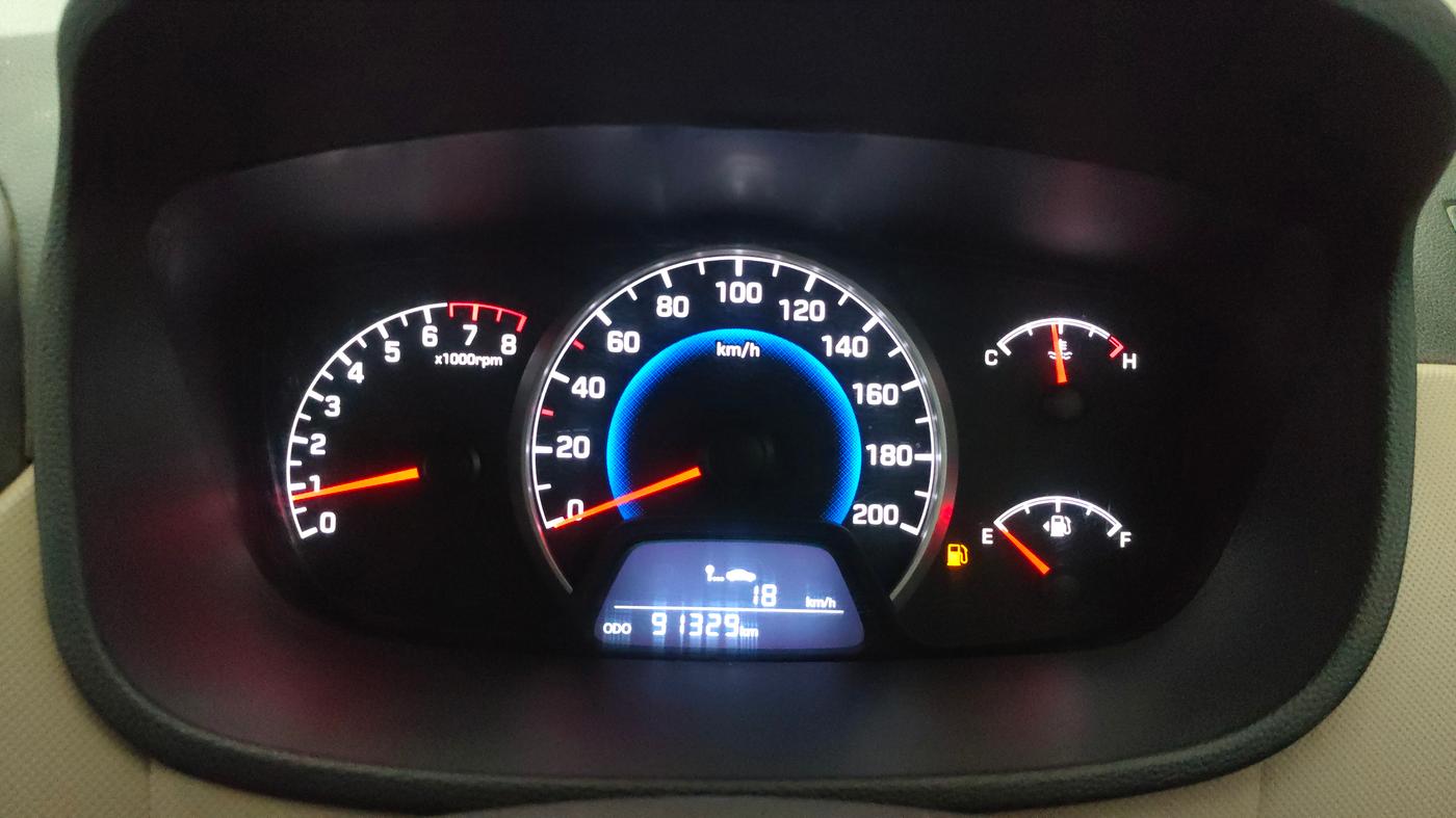 2017 Hyundai Grand i10 SPORTZ (O) 1.2 KAPPA VTVT, CNG, Manual, 91,353 km, Odometer Image