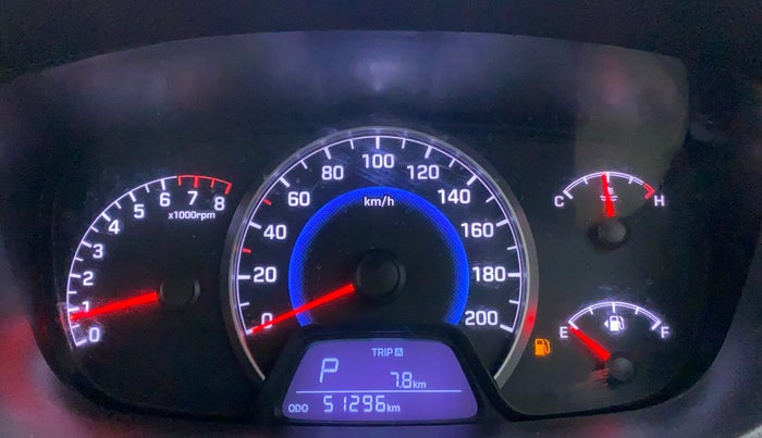 2015 Hyundai Grand i10 ASTA AT 1.2 KAPPA VTVT, Petrol, Automatic, 51,295 km, Odometer Image
