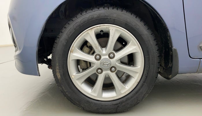 2015 Hyundai Grand i10 ASTA AT 1.2 KAPPA VTVT, Petrol, Automatic, 51,295 km, Left Front Wheel