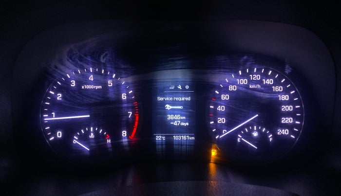 2017 Hyundai Tucson 2WD MT PETROL, Petrol, Manual, 1,03,161 km, Odometer Image