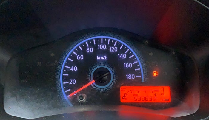 2017 Datsun Redi Go T (O), Petrol, Manual, 53,382 km, Odometer Image