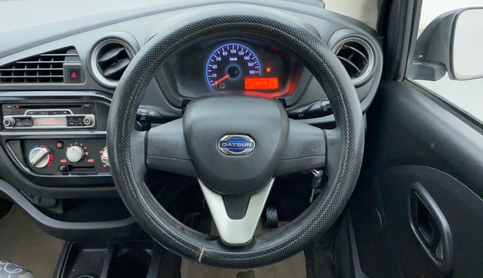 2017 Datsun Redi Go T (O), Petrol, Manual, 53,382 km, Steering Wheel Close Up
