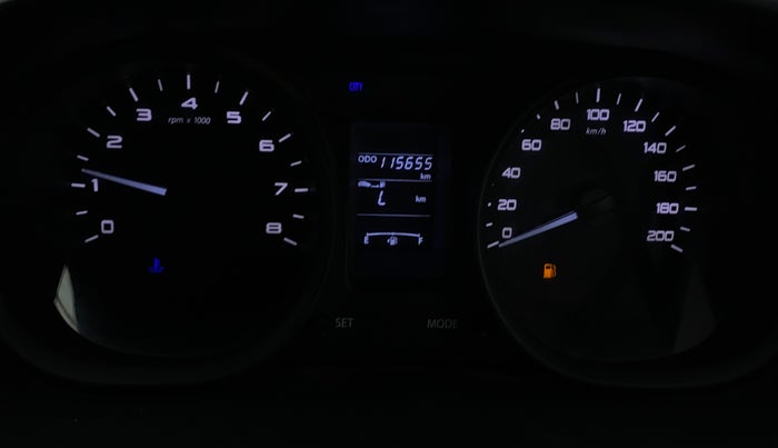2018 Tata TIGOR XM PETROL, CNG, Manual, 1,15,652 km, Odometer Image