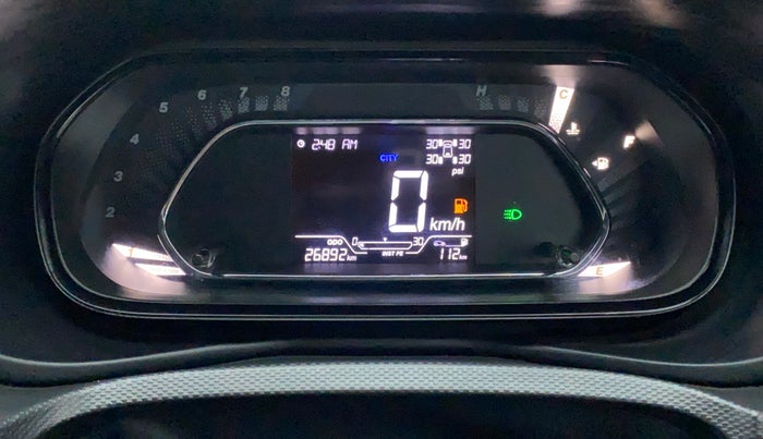 2022 Tata NEXON XZ PLUS (O) PETROL DARK EDITION, Petrol, Manual, 27,443 km, Odometer Image