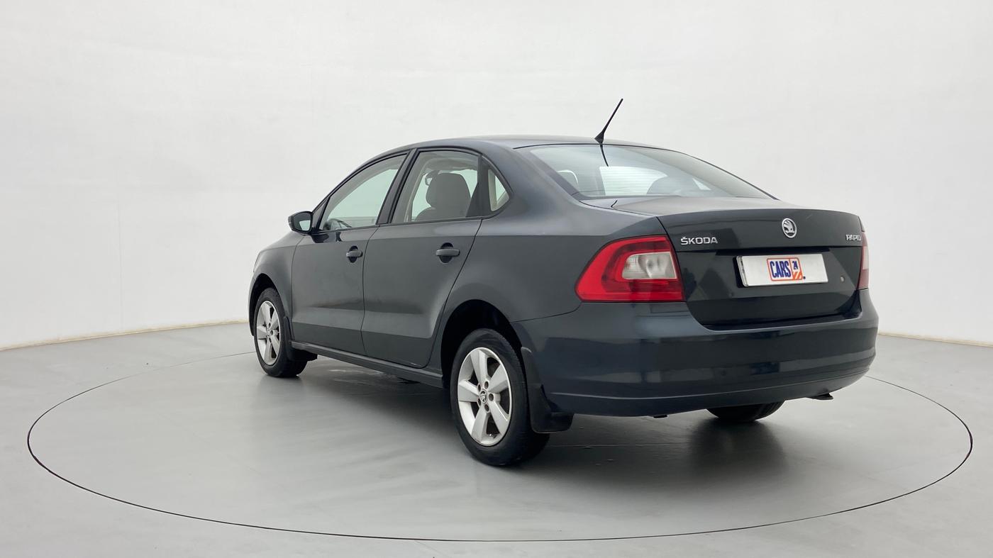 2016 Skoda Rapid STYLE 1.5 TDI, Diesel, Manual, 1,00,615 km, Left Back Diagonal