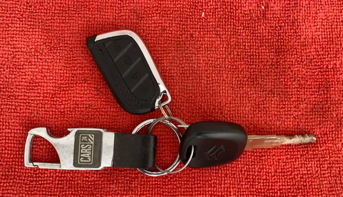 2019 Maruti New Wagon-R LXI CNG 1.0, CNG, Manual, 70,440 km, Key Close Up