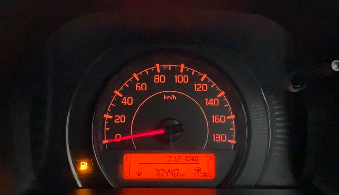 2019 Maruti New Wagon-R LXI CNG 1.0, CNG, Manual, 70,440 km, Odometer Image