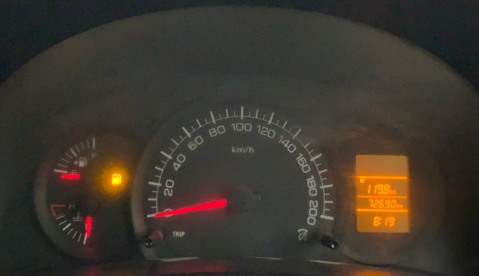 2014 Maruti Swift LXI (O), Petrol, Manual, 72,954 km, Odometer Image