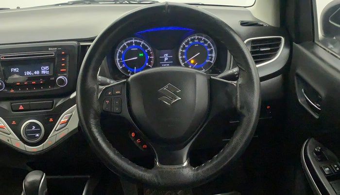 2016 Maruti Baleno DELTA CVT PETROL 1.2, Petrol, Automatic, 34,019 km, Steering Wheel Close Up