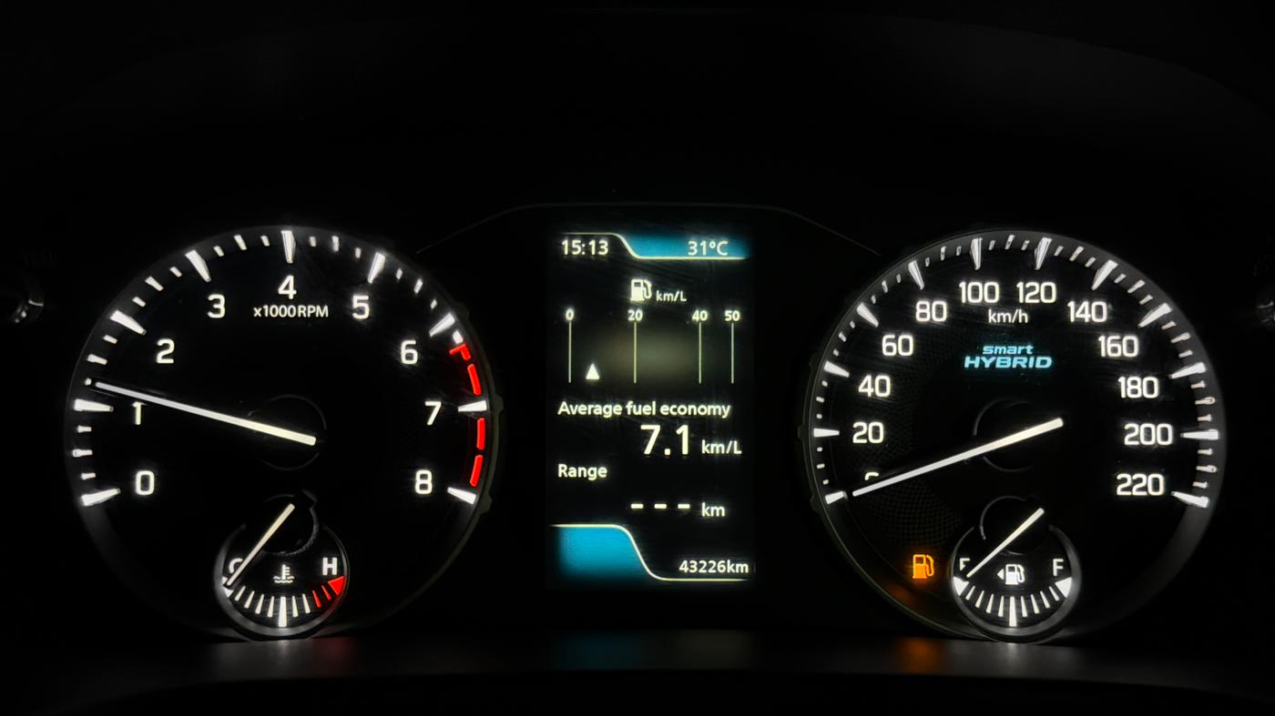 2022 Maruti BREZZA ZXI SMART HYBRID , Petrol, Manual, 43,225 km, Odometer Image