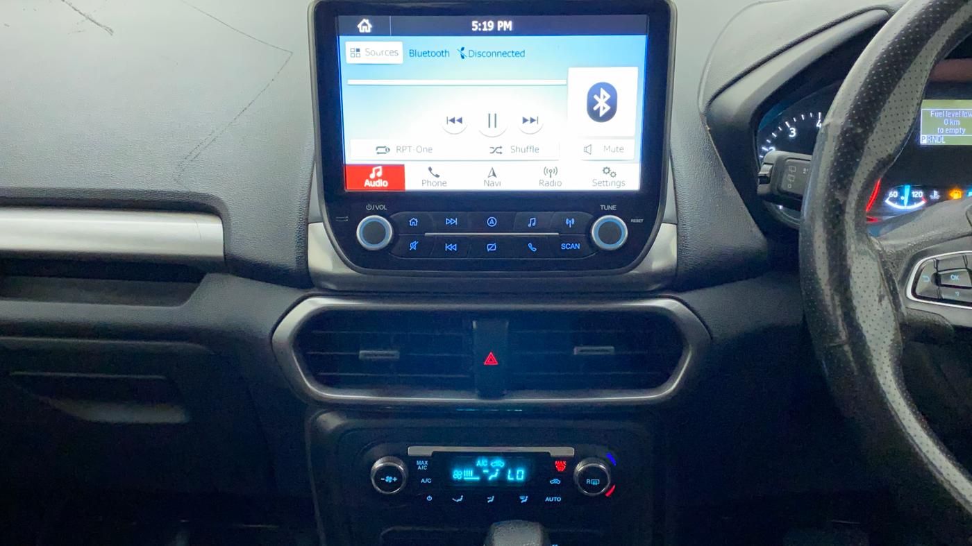 2018 Ford Ecosport TREND + 1.5L PETROL AT, Petrol, Automatic, 75,985 km, Air Conditioner