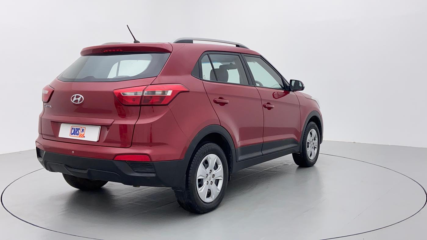 2017 Hyundai Creta 1.6 E + VTVT, Petrol, Manual, 26,916 km, Right Back Diagonal (45- Degree) View