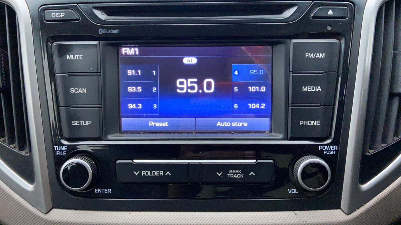 2017 Hyundai Creta 1.6 E + VTVT, Petrol, Manual, 26,916 km, Infotainment System