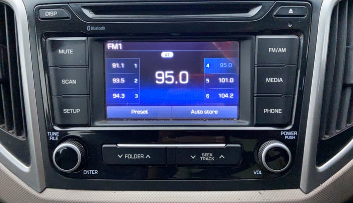 2017 Hyundai Creta 1.6 E + VTVT, Petrol, Manual, 26,916 km, Infotainment System