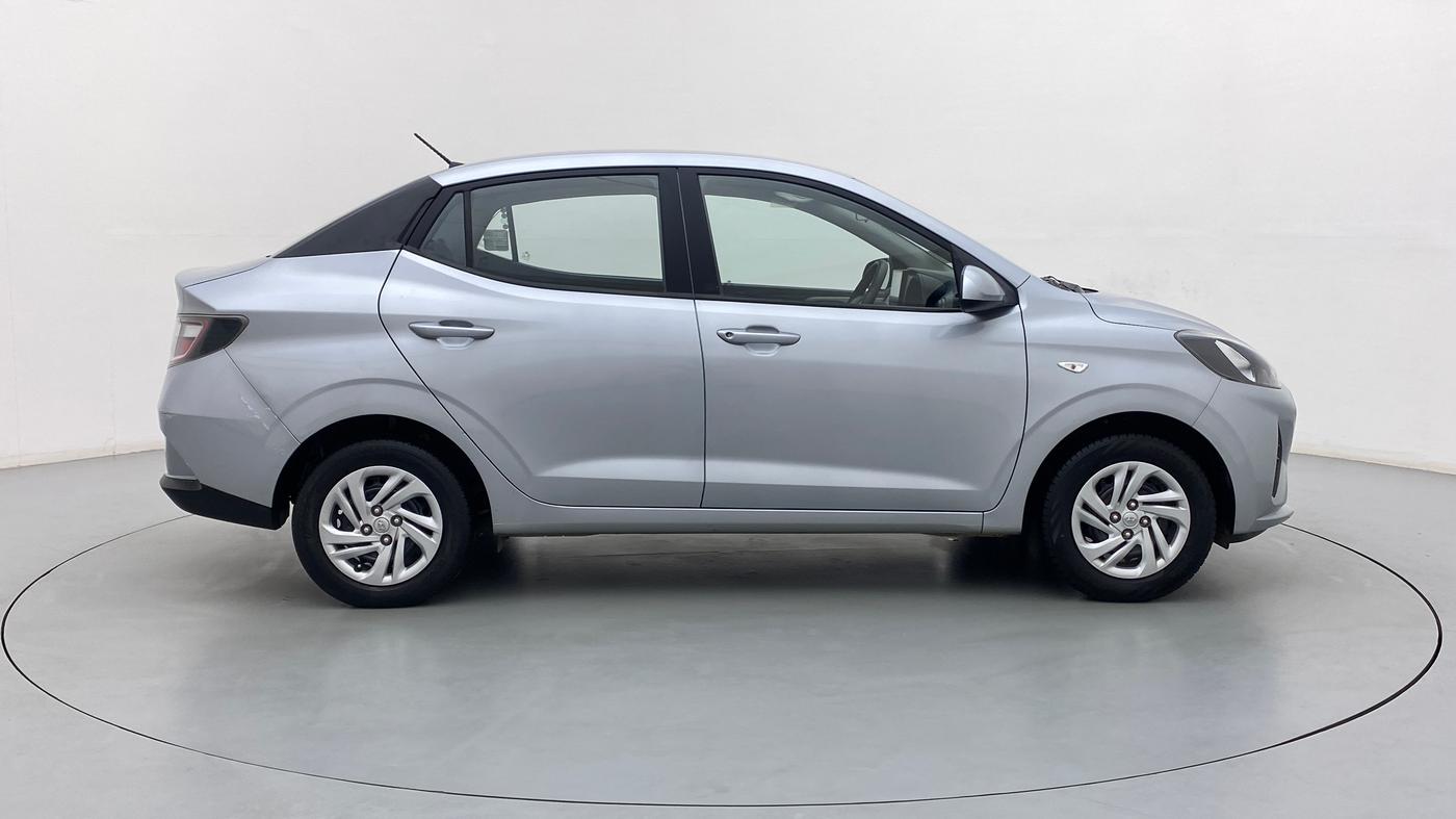 2020 Hyundai AURA S 1.2 CNG, CNG, Manual, 42,728 km, Right Side View