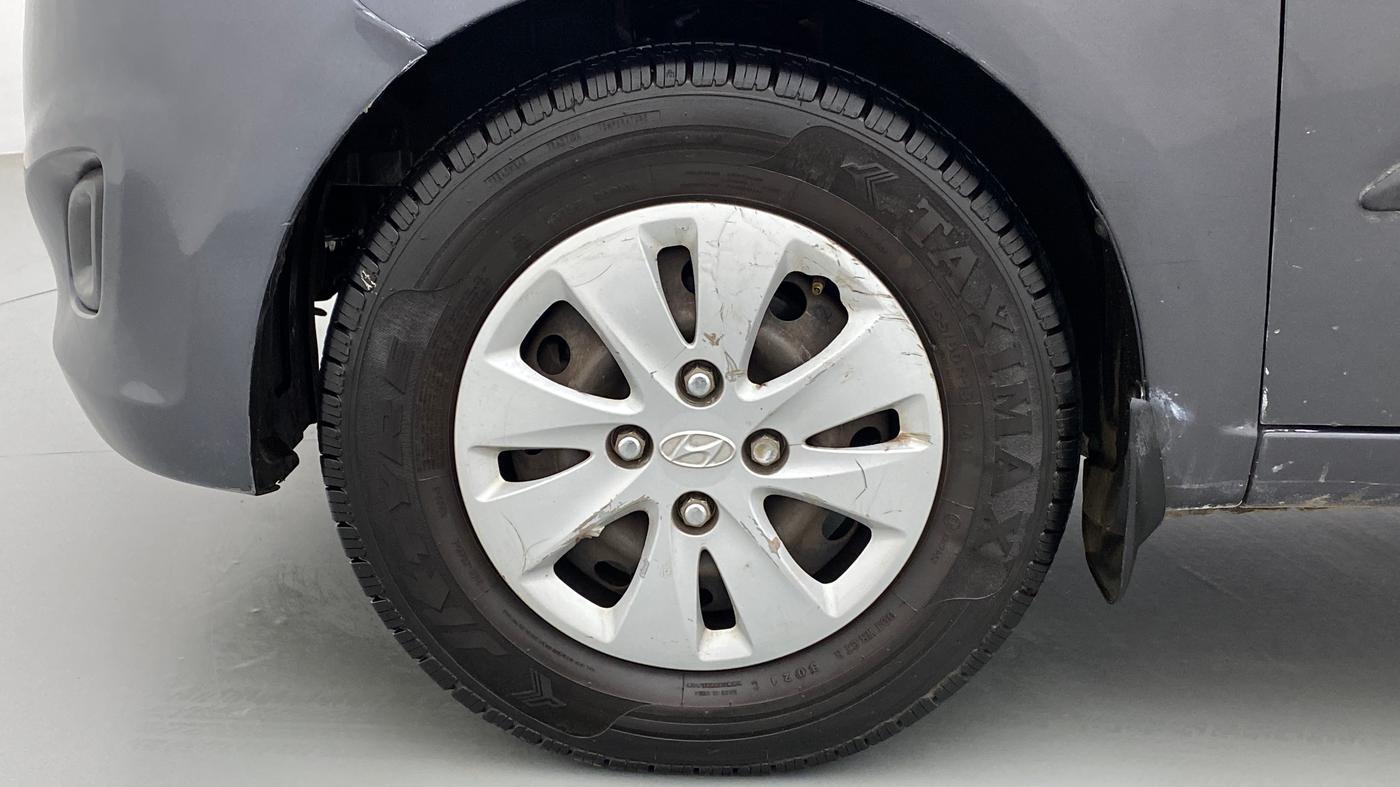2011 Hyundai i10 MAGNA 1.1, Petrol, Manual, 1,02,385 km, Left Front Wheel