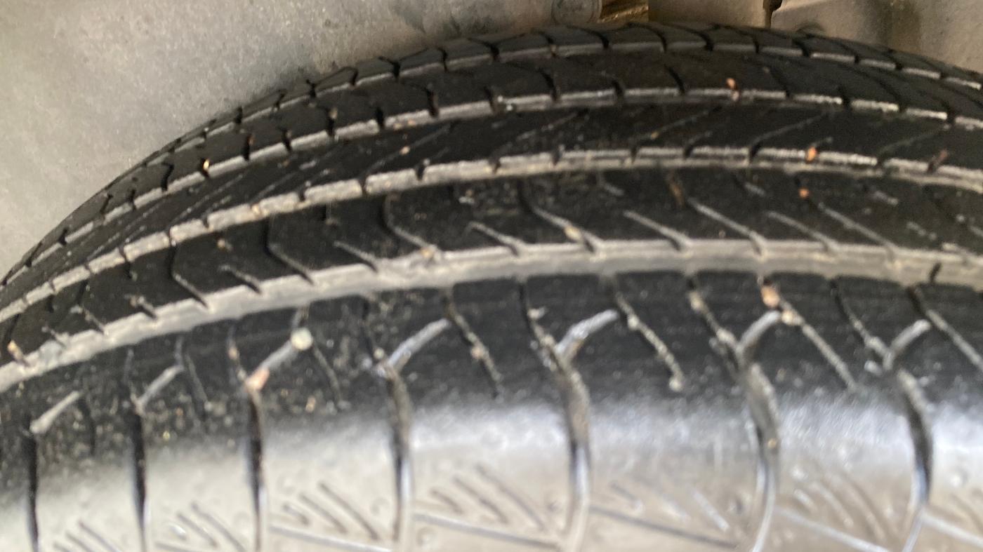 2025 Maruti Grand Vitara Delta Plus Hybrid eCVT, Hybrid, Automatic, 12,045 km, Left Rear Tyre Tread
