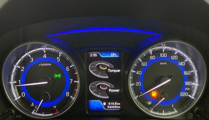 2018 Maruti Baleno ZETA 1.2 K12, Petrol, Manual, 34,491 km, Odometer Image