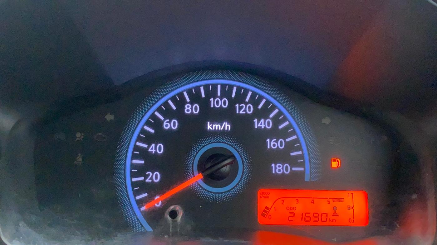 2019 Datsun Redi Go A, Petrol, Manual, 21,951 km, Odometer Image