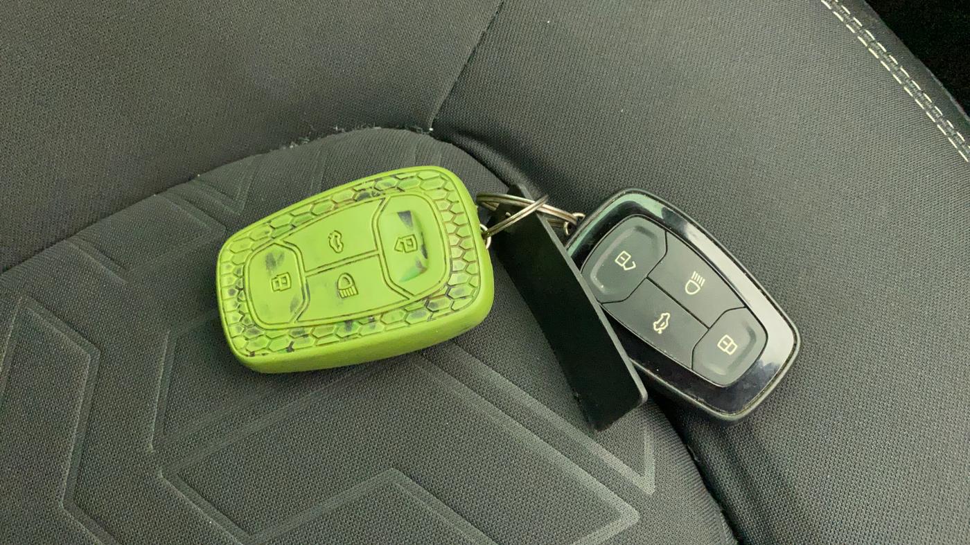 2021 Tata NEXON XZ PLUS DIESEL, Diesel, Manual, 1,29,954 km, Key Close Up