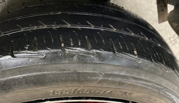 2016 Maruti Wagon R 1.0 VXI AMT, Petrol, Automatic, 24,883 km, Left Rear Tyre Tread