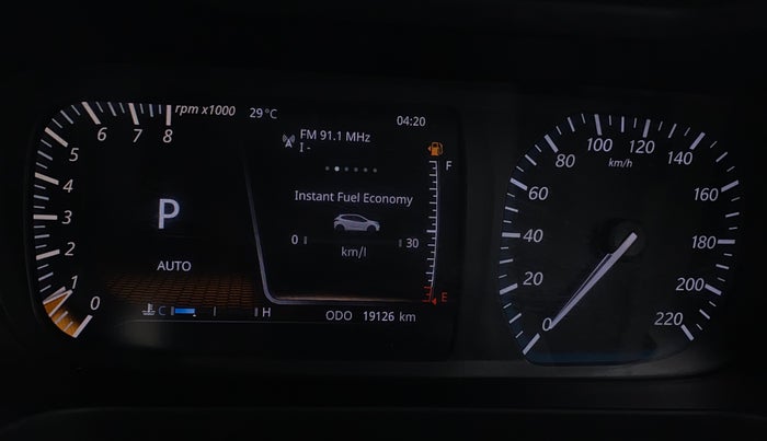 2023 Tata ALTROZ XZA PLUS, Petrol, Automatic, 19,122 km, Odometer Image