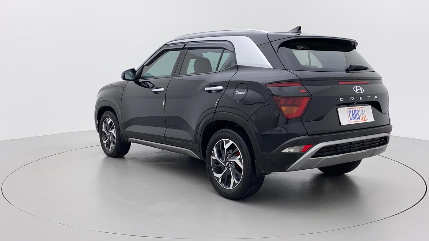2021 Hyundai Creta SX (O) AT 1.5 DIESEL, Diesel, Automatic, 66,997 km, Left Back Diagonal