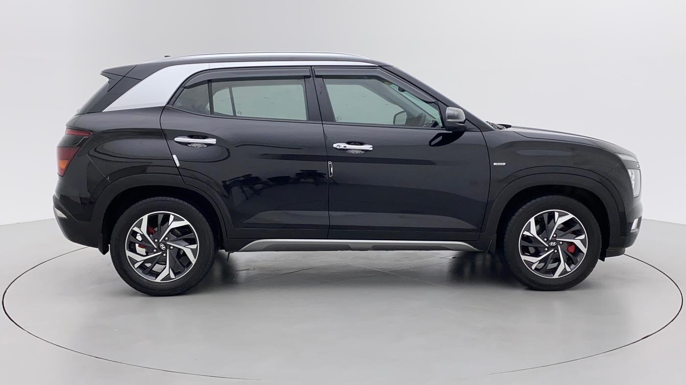 2021 Hyundai Creta SX (O) AT 1.5 DIESEL, Diesel, Automatic, 66,997 km, Right Side View