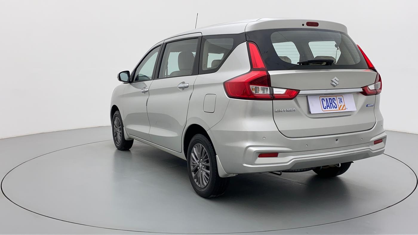 2019 Maruti Ertiga ZXI SMART HYBRID AT, Petrol, Automatic, 39,634 km, Left Back Diagonal