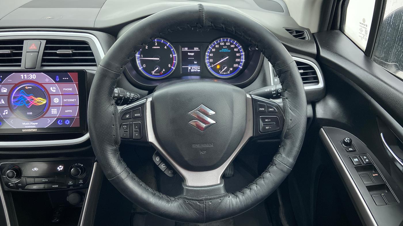 2019 Maruti S Cross DELTA SHVS, Diesel, Manual, 33,746 km, Steering Wheel Close Up