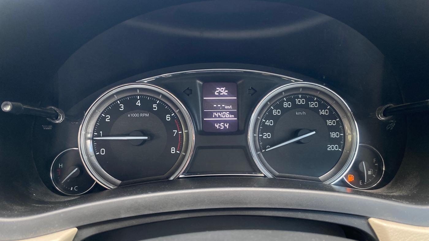 2017 Maruti Ciaz ZETA 1.4  MT PETROL, Petrol, Manual, 14,405 km, Odometer Image