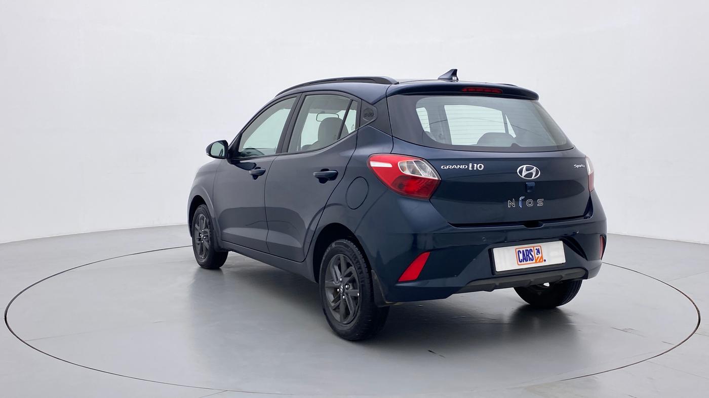 2020 Hyundai GRAND I10 NIOS SPORTZ 1.2 AT, Petrol, Automatic, 27,645 km, Left Back Diagonal