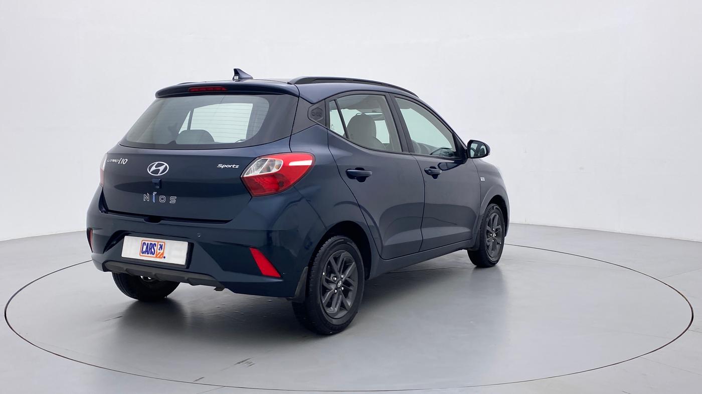 2020 Hyundai GRAND I10 NIOS SPORTZ 1.2 AT, Petrol, Automatic, 27,645 km, Right Back Diagonal