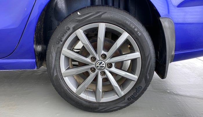 2019 Volkswagen Vento 1.2 TSI HIGHLINE PLUS AT, Petrol, Automatic, 48,179 km, Left Rear Wheel