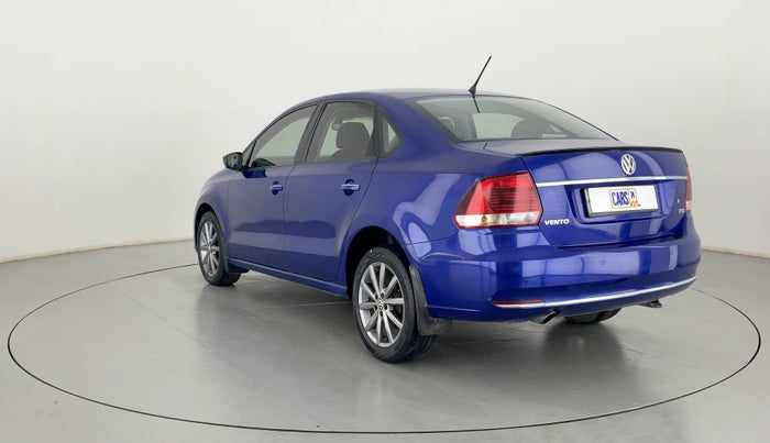 2019 Volkswagen Vento 1.2 TSI HIGHLINE PLUS AT, Petrol, Automatic, 48,179 km, Left Back Diagonal