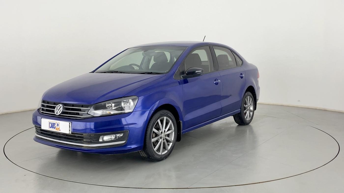 2019 Volkswagen Vento 1.2 TSI HIGHLINE PLUS AT, Petrol, Automatic, 48,179 km, Left Front Diagonal