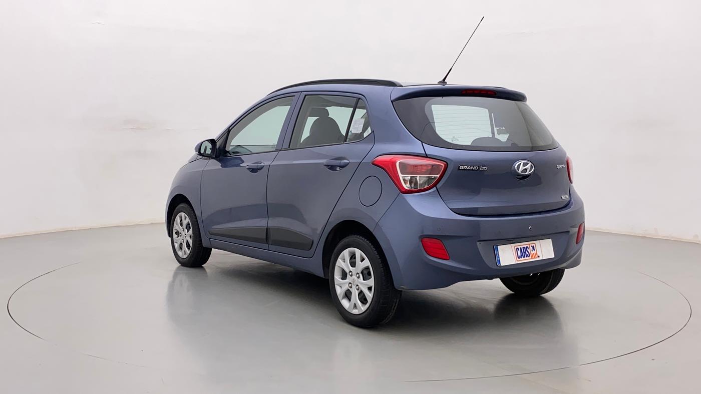 2015 Hyundai Grand i10 SPORTZ 1.2 KAPPA VTVT, Petrol, Manual, 22,267 km, Left Back Diagonal