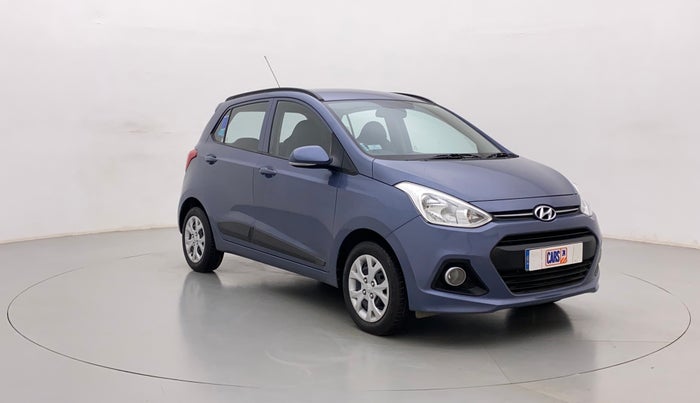 2015 Hyundai Grand i10 SPORTZ 1.2 KAPPA VTVT, Petrol, Manual, 22,267 km, Right Front Diagonal