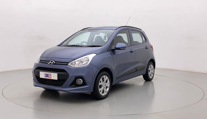 2015 Hyundai Grand i10 SPORTZ 1.2 KAPPA VTVT, Petrol, Manual, 22,267 km, Left Front Diagonal
