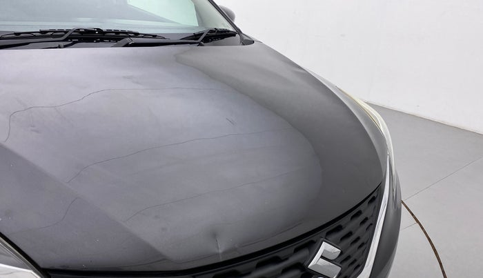 2019 Maruti Baleno ALPHA CVT PETROL 1.2, Petrol, Automatic, 34,861 km, Bonnet (hood) - Slightly dented