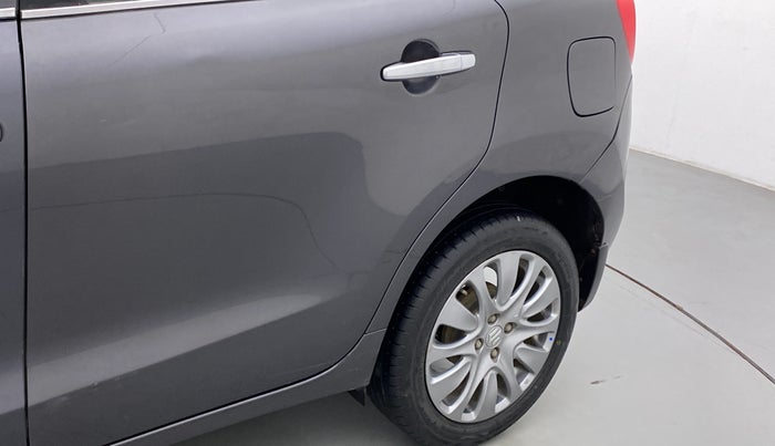 2019 Maruti Baleno ALPHA CVT PETROL 1.2, Petrol, Automatic, 34,861 km, Rear left door - Slightly dented