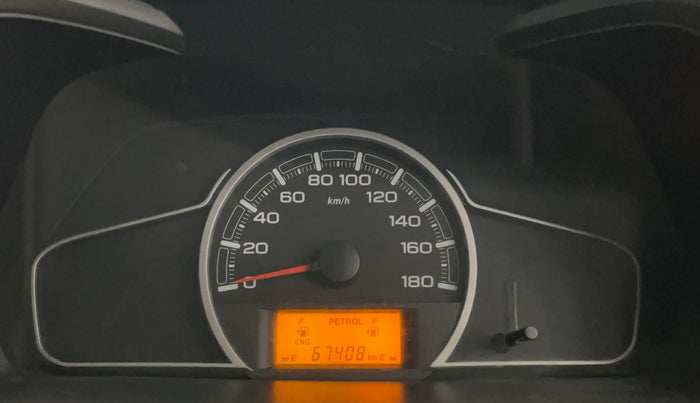 2021 Maruti Alto LXI CNG, CNG, Manual, 67,396 km, Odometer Image
