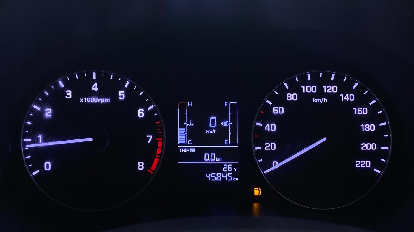 2017 Hyundai Creta 1.6 E VTVT, Petrol, Manual, 46,326 km, Odometer Image
